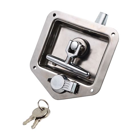 metal truck box lock and strike|box truck door latches.